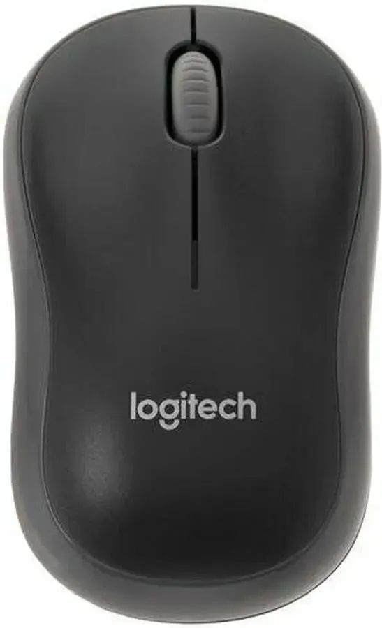 картинка Мышь Logitech M186 черный/серый оптическая беспров. (1000dpi) (910-004131) от магазина бытовой техники и электроники «Тантал»