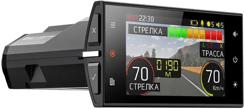 картинка Видеорегистратор с радар-детектором Silverstone F1 Hybrid S-Bot Pro Wi-Fi черный 145° 2304x1296 WiFi (S-BOT-PRO-WI-FI) от магазина бытовой техники и электроники «Тантал»