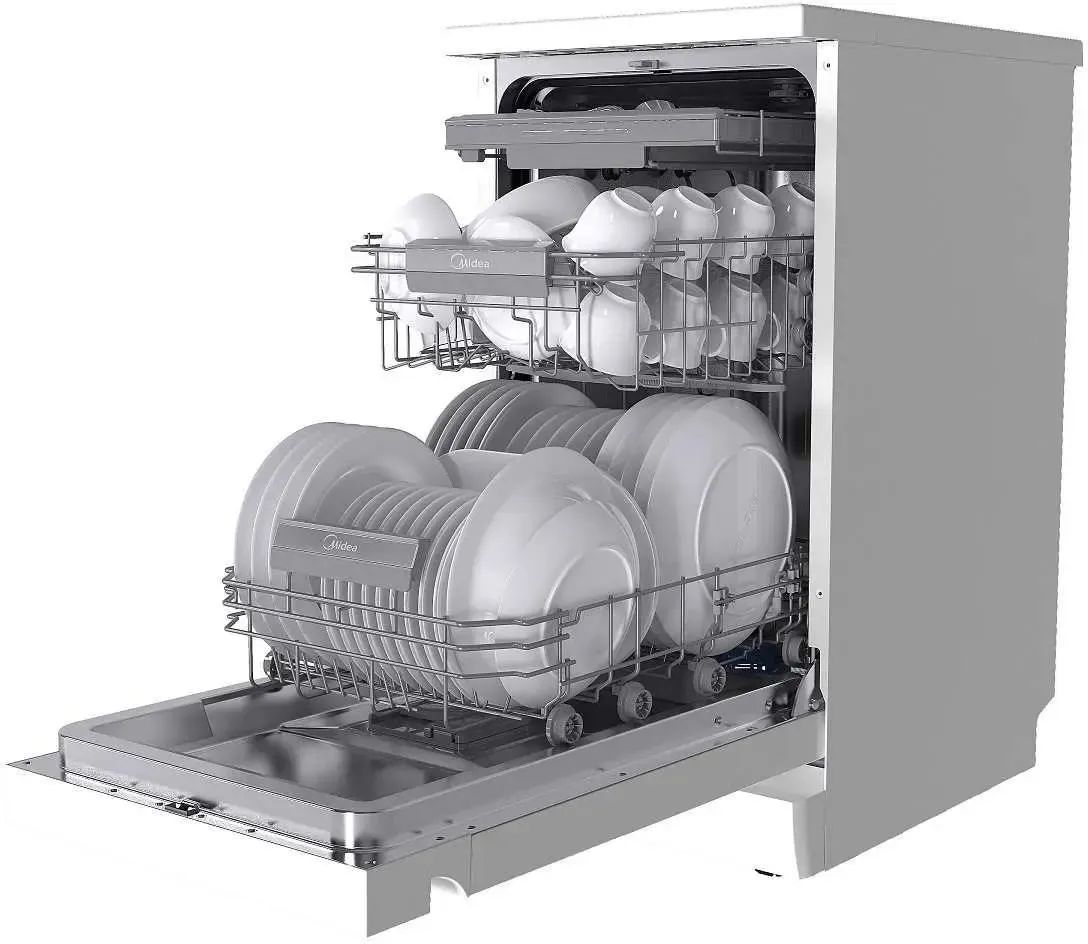 картинка Посудомоечная машина Midea MFD45S150Wi белый 10комплектов 44,8см от магазина бытовой техники и электроники «Тантал»
