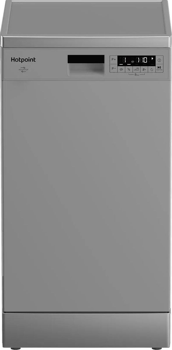 картинка Посудомоечная машина Hotpoint HFS 1C57 S серебристый 10 комплектов 45см от магазина бытовой техники и электроники «Тантал»