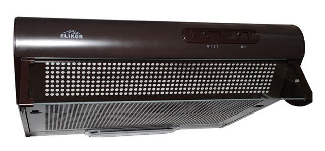 картинка Вытяжка козырьковая Elikor Davoline 60П-290-П3Л коричневый управление: ползунковое 1М (841562) от магазина бытовой техники и электроники «Тантал»