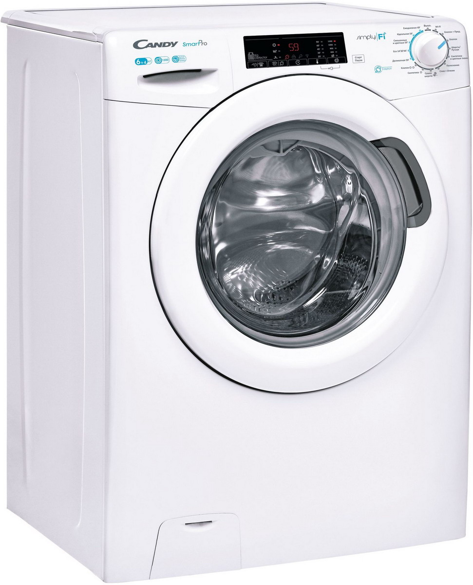 картинка Стиральная машина Candy CSOW4 1364T/2-07 белый 6кг/4кг сушка 1300об/мин с паром от магазина бытовой техники и электроники «Тантал»