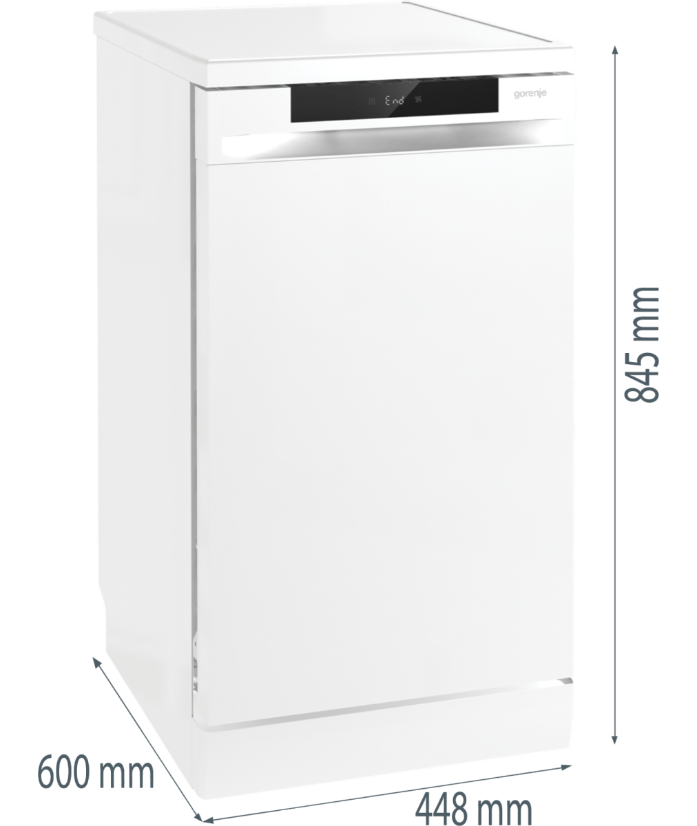 картинка Посудомоечная машина Gorenje GS541D10W белый (узкая) 11 комплект от магазина бытовой техники и электроники «Тантал»