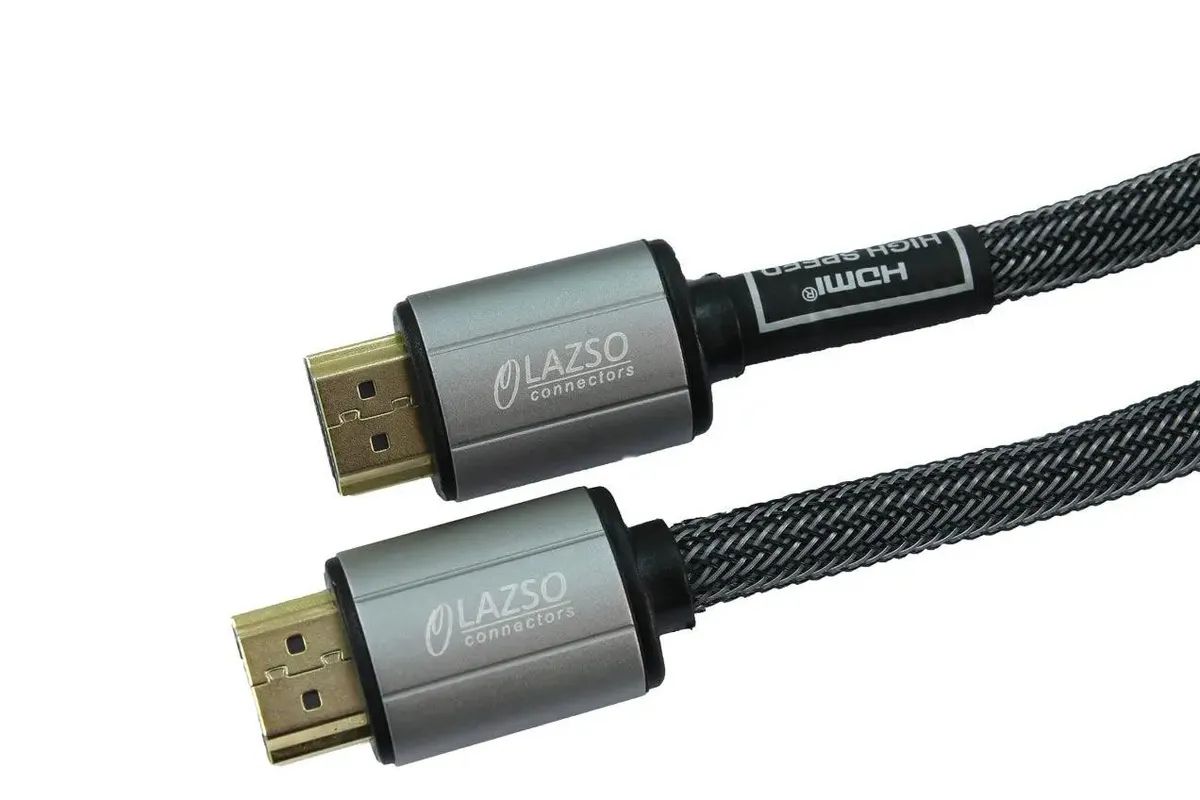 картинка Кабель Lazso HDMI - HDMI 3м черный (WH-111(3M)) от магазина бытовой техники и электроники «Тантал»