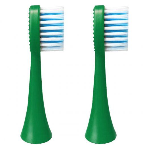 картинка Насадка для зубной щетки 2 PCS GREEN G-HLB03GRN GEOZON 2шт (для Geozon Kids) от магазина бытовой техники и электроники «Тантал»
