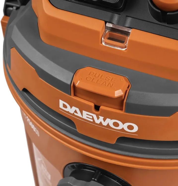 картинка Строительный пылесос Daewoo DAVC 2500SD 1400Вт уборка:сухая/сбор воды/выдув оранжевый от магазина бытовой техники и электроники «Тантал»