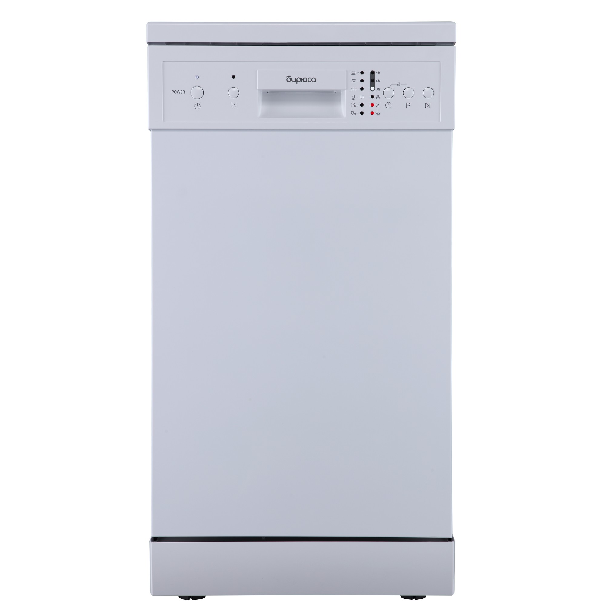 картинка Посудомоечная машина Бирюса DWF-409/6 W белый, 9 комплектов (узкая) от магазина бытовой техники и электроники «Тантал»